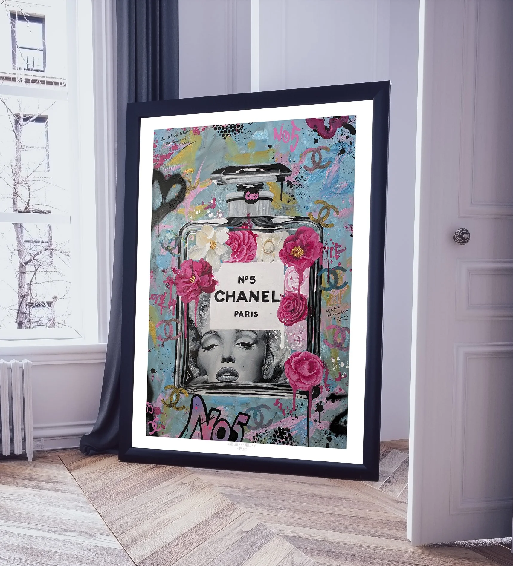 Marilyn Monroe X Chanel no5 - Limited Edition print. Chanel no5